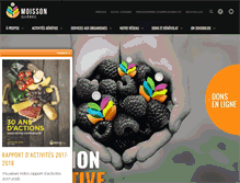 Tablet Screenshot of moissonquebec.com